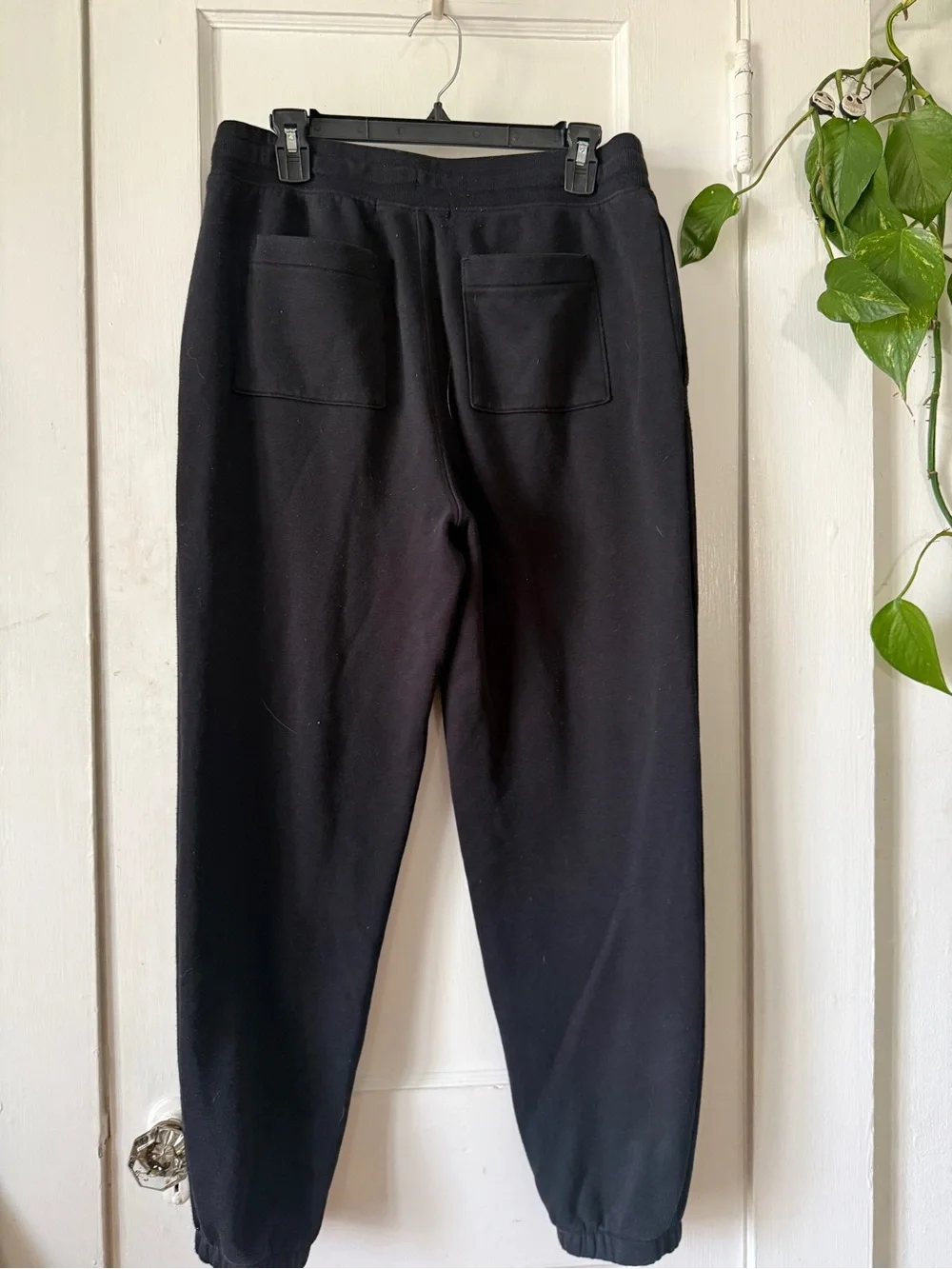 Men's Black Jogger Pants - Comfortable Everyday Sweatpants size M Amazon